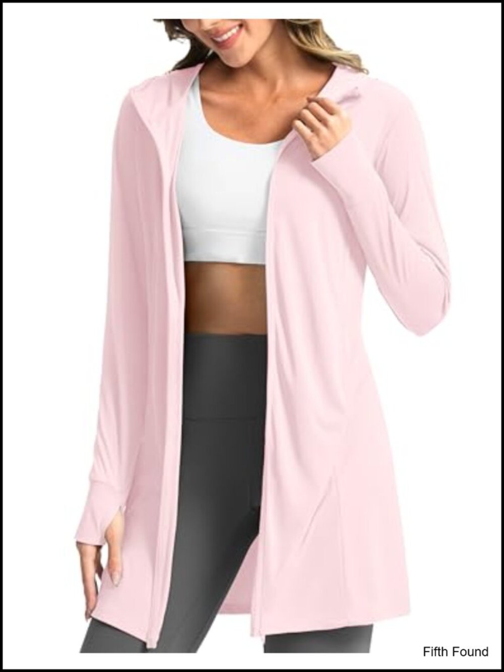 UPF 50+ Long Sleeve Swim Cover Up Sun Protection Hoodie Jacket